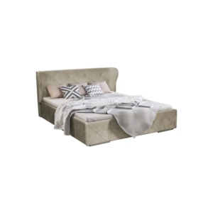 Bett ORI - Beige (Monolith 04), ohne Bettkasten