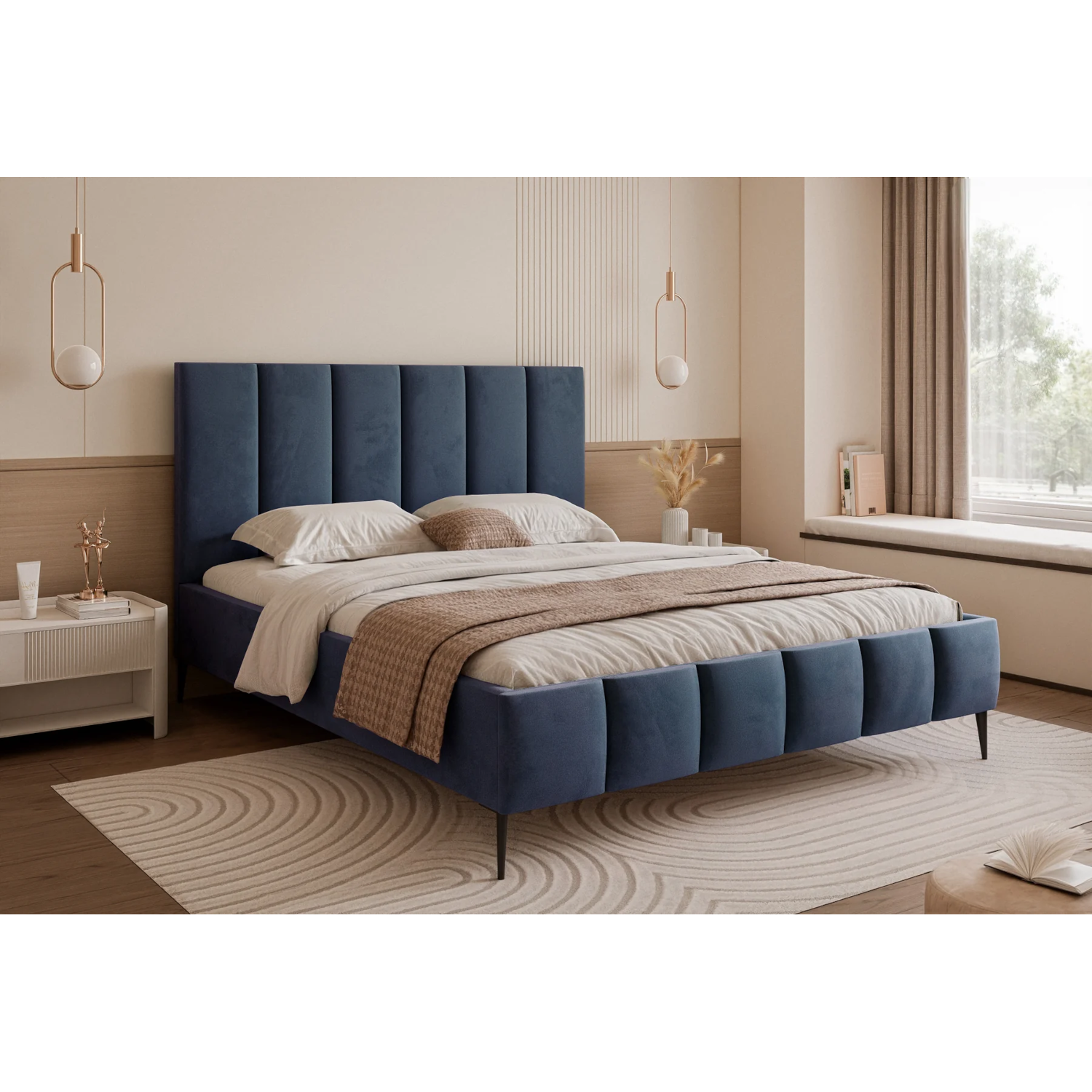 Polsterbett BELLAGIO mit hohen Beinen – Bild 10