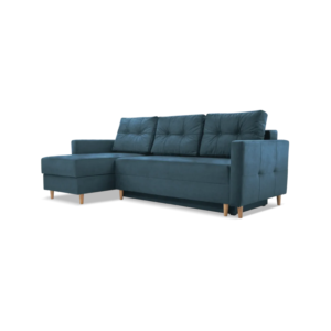 Ecksofa ASPIRE - Blau (Vena 12), Links