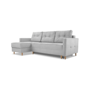 Ecksofa ASPIRE - Hellgrau (Vena 3), Links