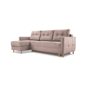 Ecksofa ASPIRE - Rosa (Vena 10), Links