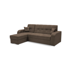 Ecksofa STILO - Braun (Yuma 38), Links