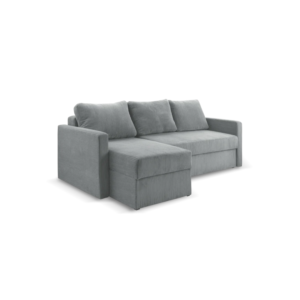 Ecksofa AURORA - Aschgrau (Poso 55)